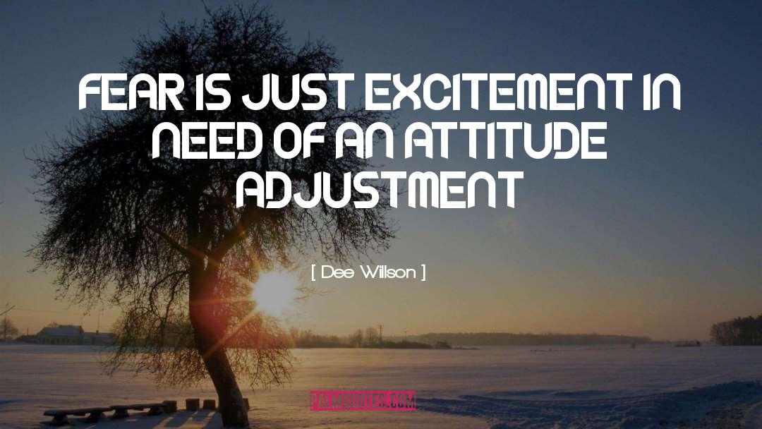 Adjustment quotes by Dee Willson