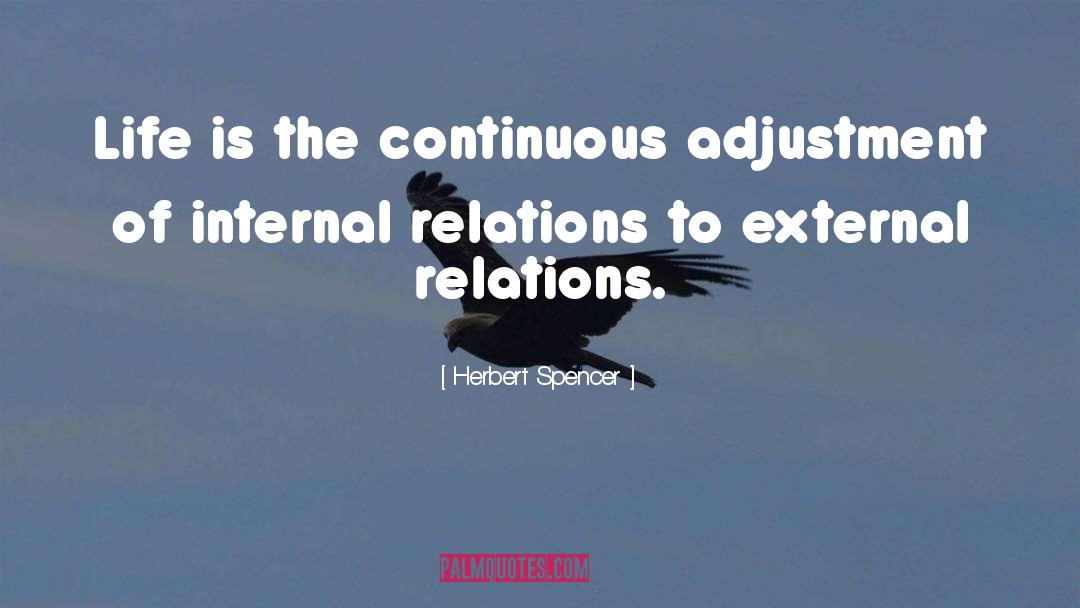 Adjustment quotes by Herbert Spencer