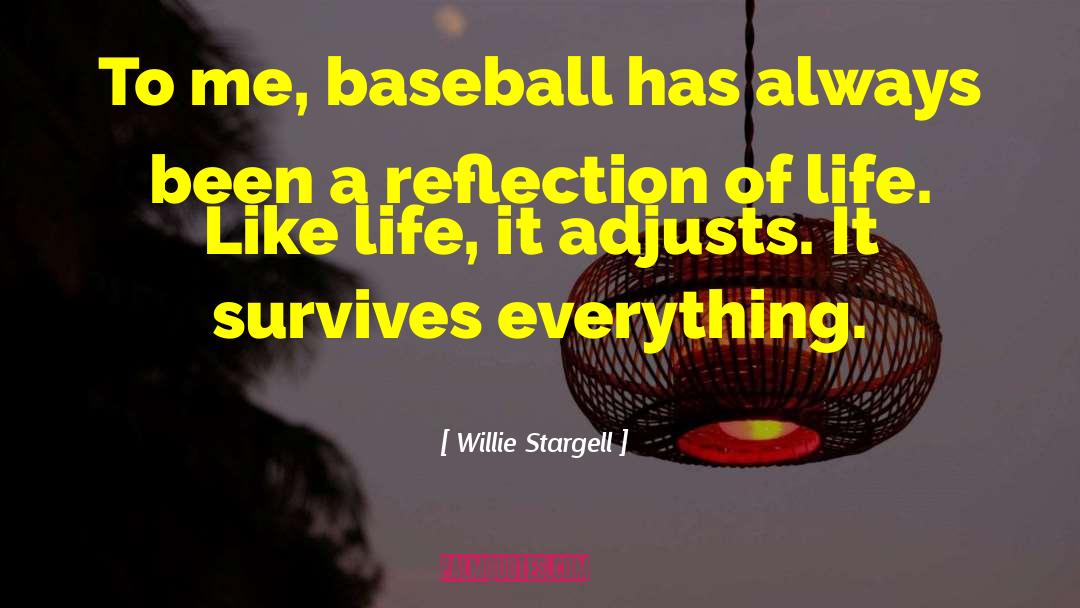 Adjusts quotes by Willie Stargell