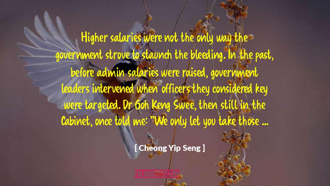 Admin Assistant quotes by Cheong Yip Seng