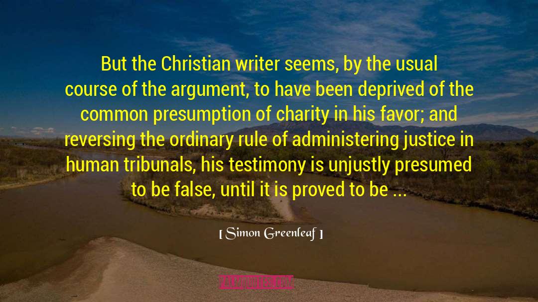 Administering quotes by Simon Greenleaf