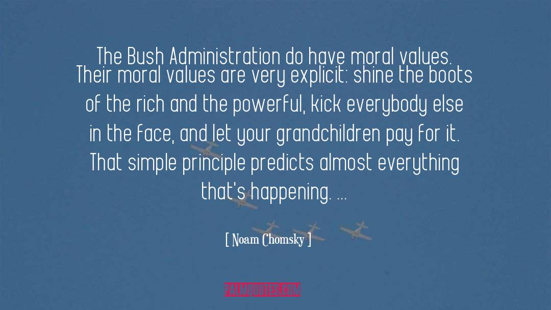 Administration quotes by Noam Chomsky