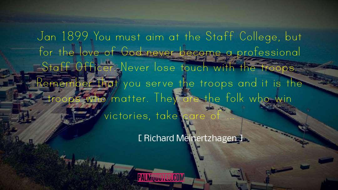 Administrative Professional quotes by Richard Meinertzhagen