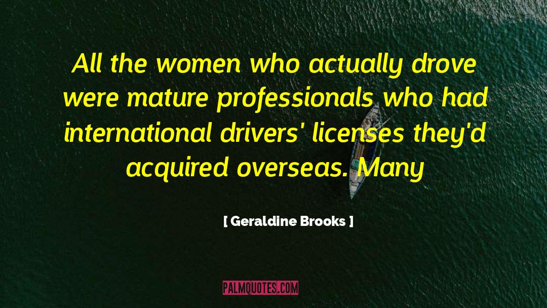 Administrative Professionals quotes by Geraldine Brooks