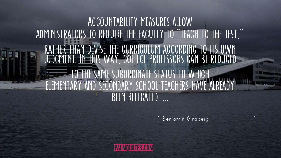 Administrators quotes by Benjamin Ginsberg
