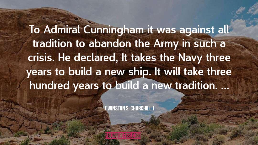 Admiral Chegwidden quotes by Winston S. Churchill