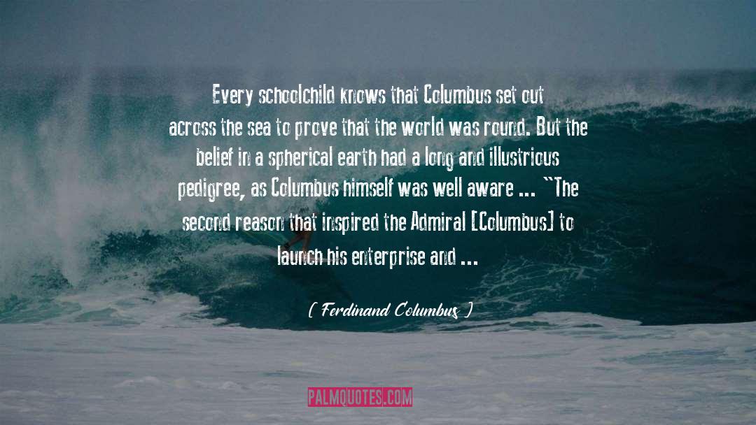 Admiral quotes by Ferdinand Columbus