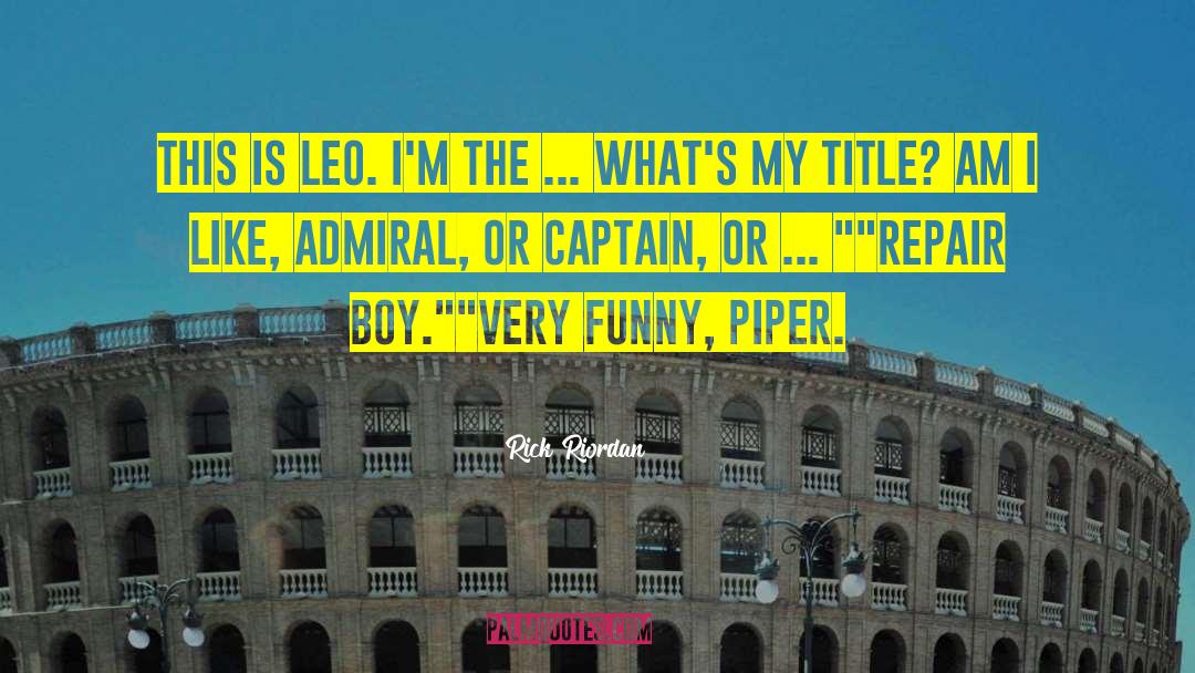 Admiral quotes by Rick Riordan