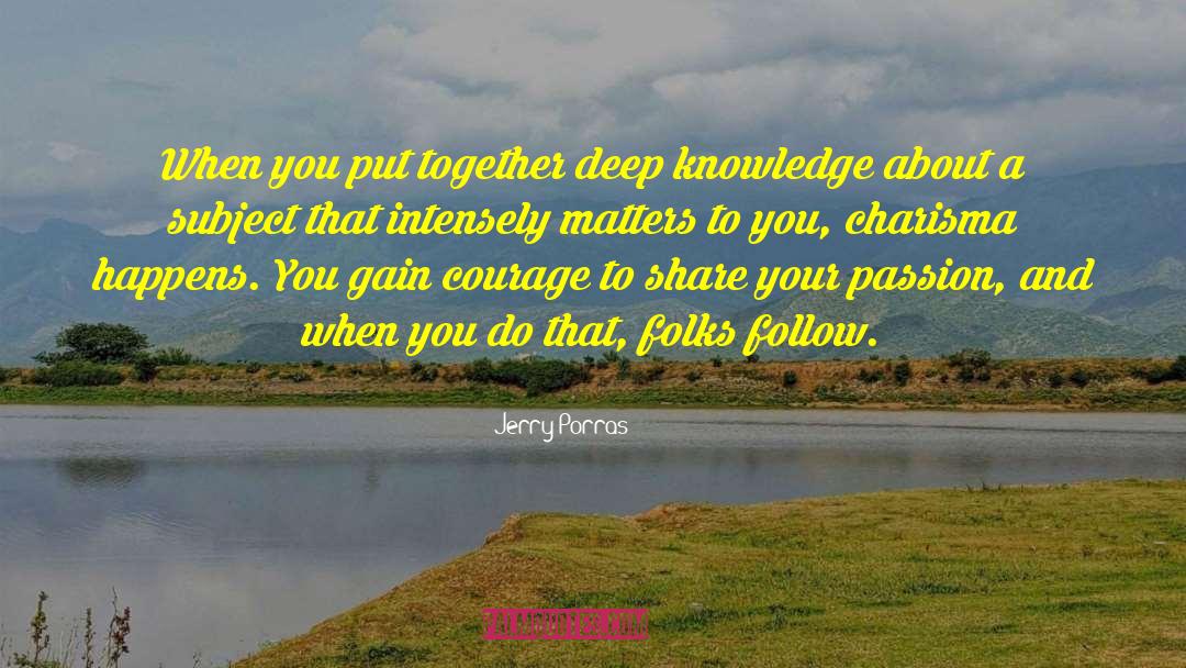 Admiration And Leadership quotes by Jerry Porras