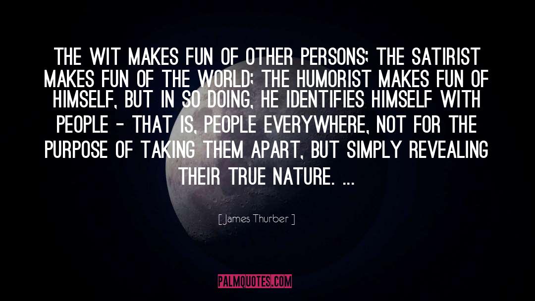 Admiration Of Nature quotes by James Thurber