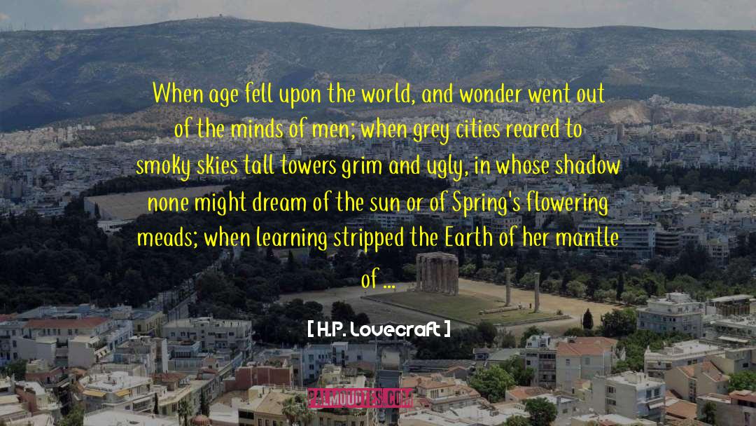 Admire Her Beauty quotes by H.P. Lovecraft