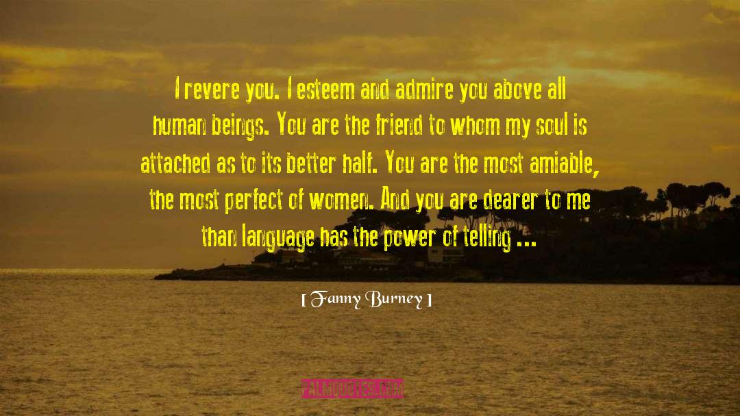 Admire You quotes by Fanny Burney