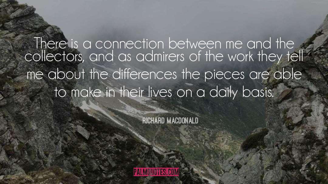 Admirer quotes by Richard MacDonald