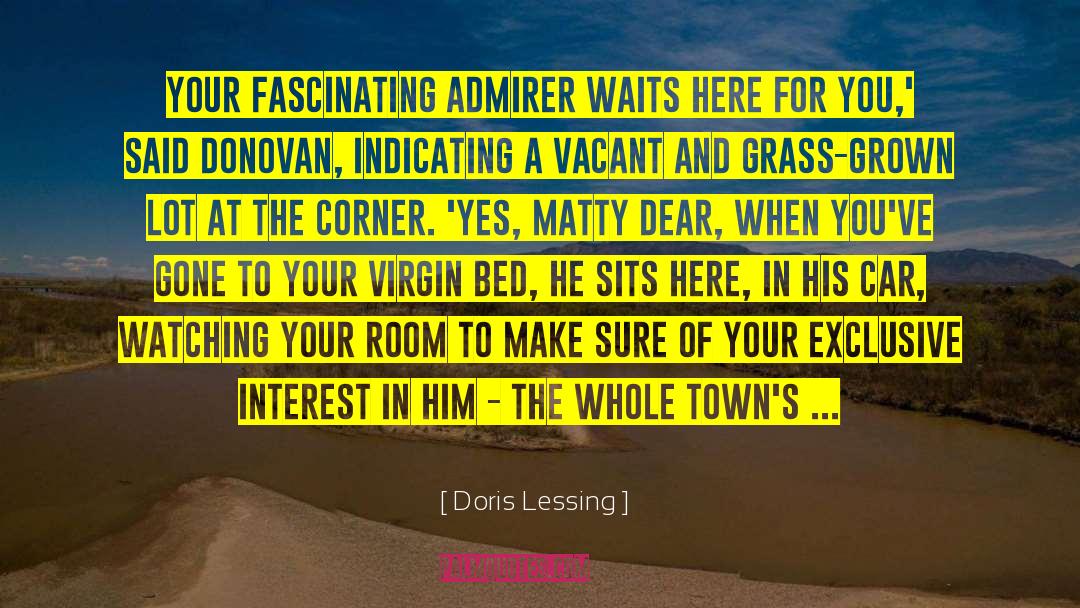 Admirer quotes by Doris Lessing