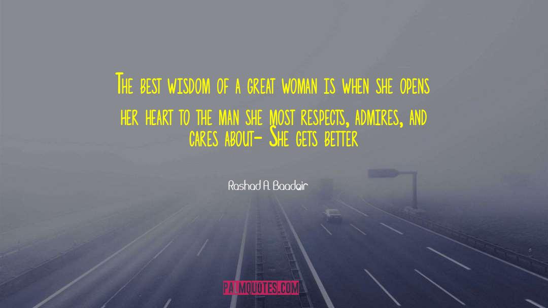 Admires quotes by Rashad A. Baadqir