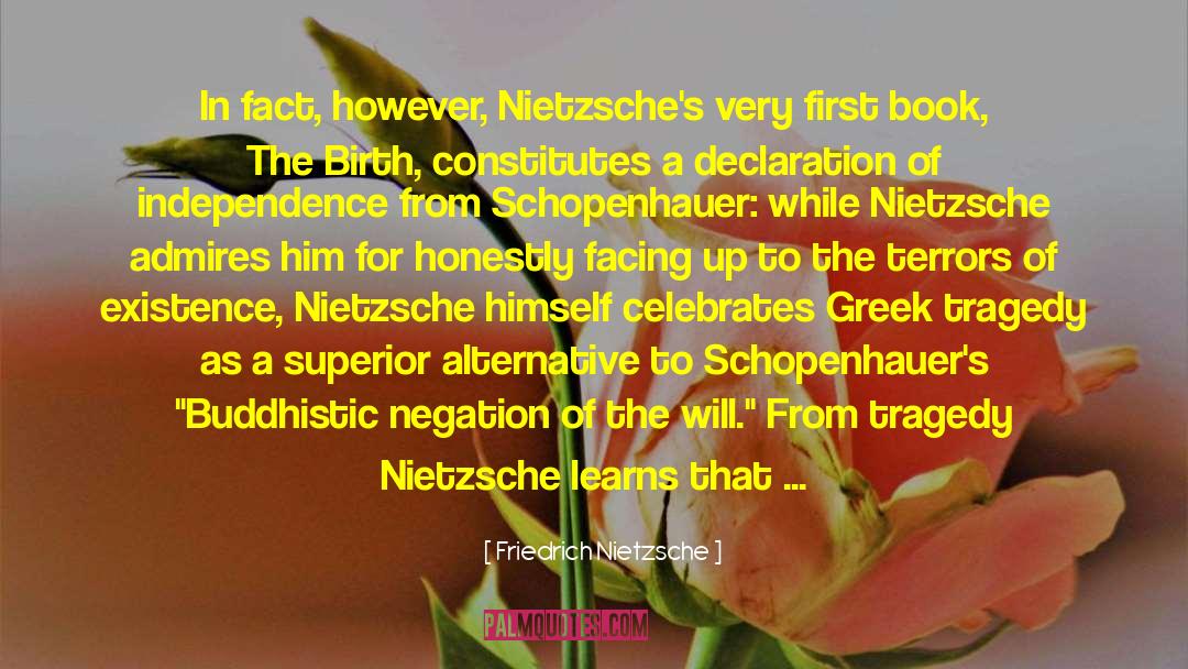 Admires quotes by Friedrich Nietzsche