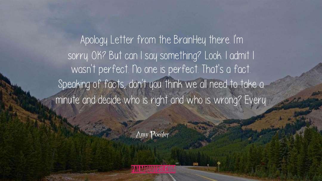 Admit quotes by Amy Poehler