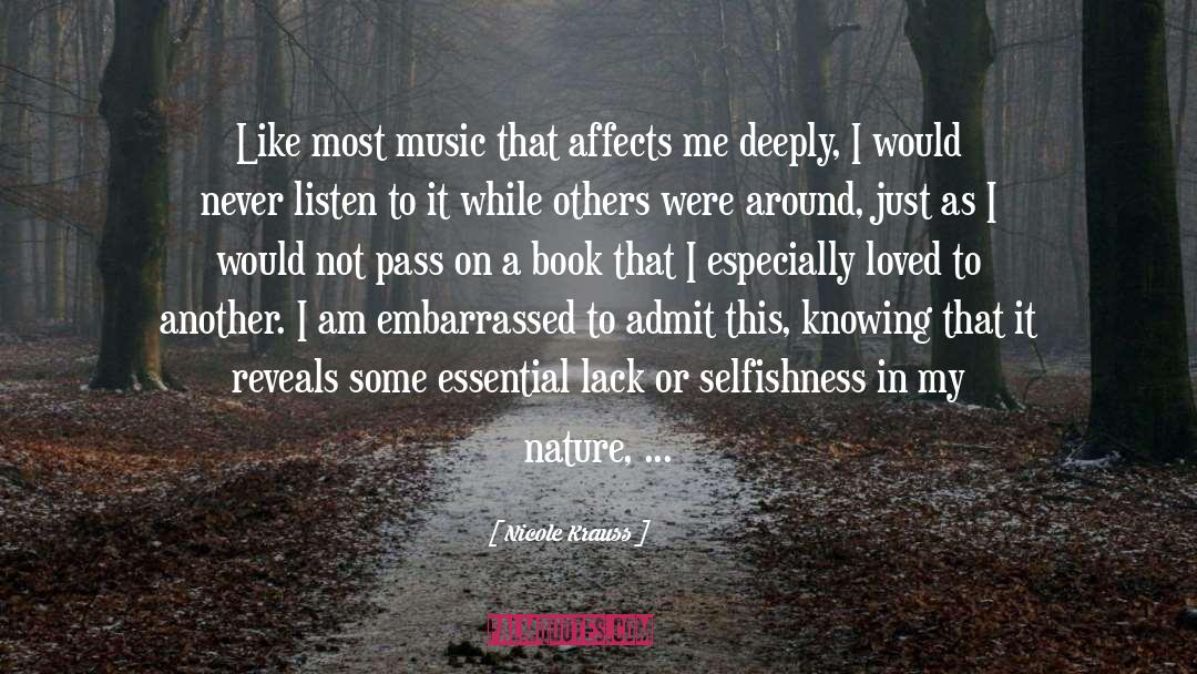 Admit quotes by Nicole Krauss