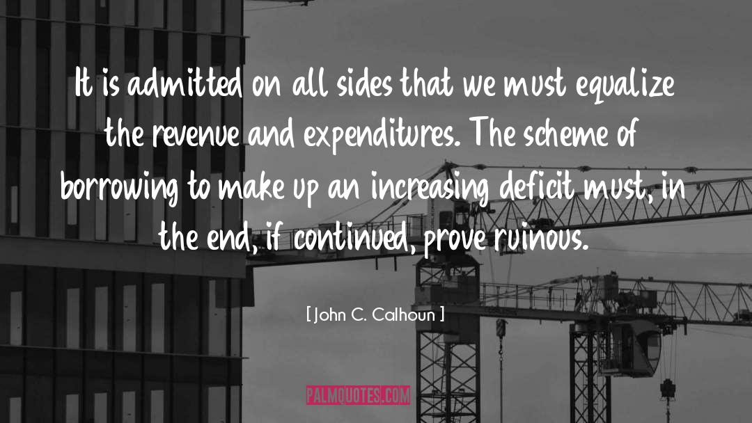 Admitted quotes by John C. Calhoun