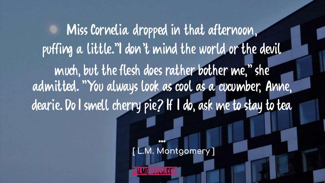 Admitted quotes by L.M. Montgomery