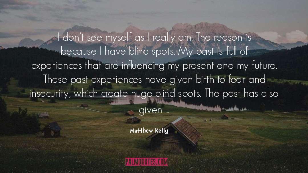 Admitting Blind Spots quotes by Matthew Kelly