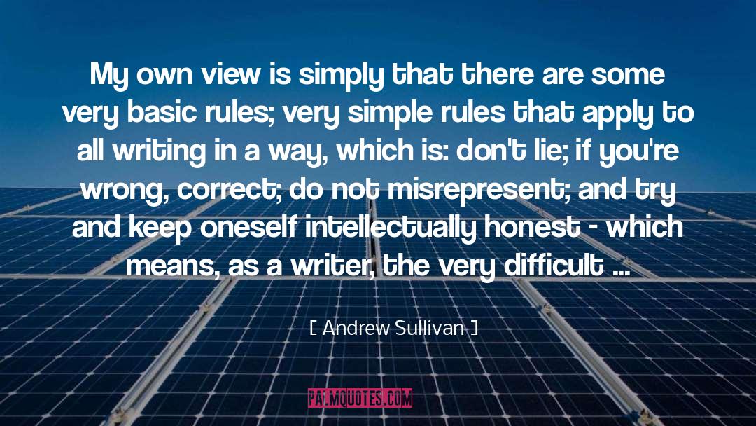 Admitting quotes by Andrew Sullivan