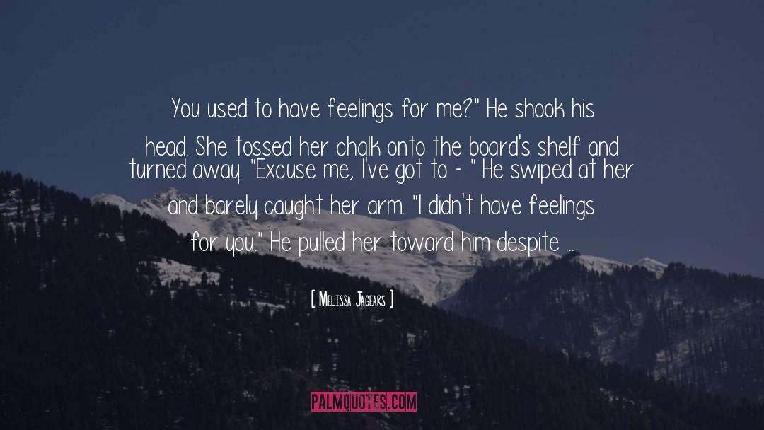 Admitting quotes by Melissa Jagears