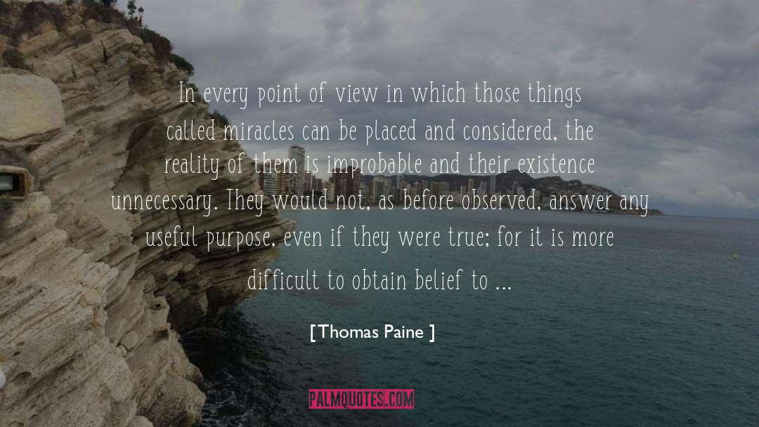 Admitting quotes by Thomas Paine