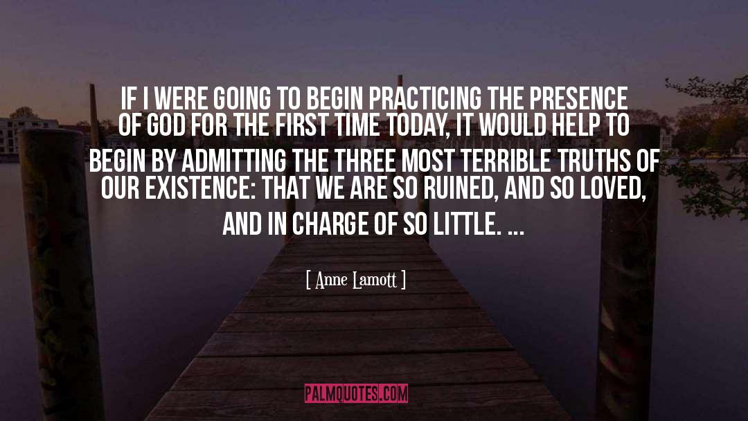 Admitting quotes by Anne Lamott