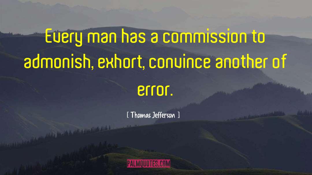 Admonish quotes by Thomas Jefferson