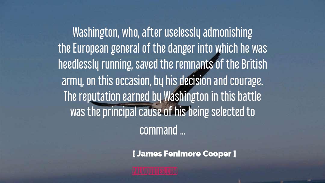 Admonishing quotes by James Fenimore Cooper