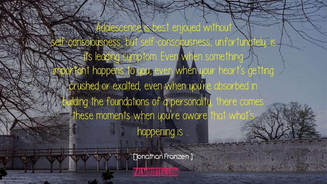 Adolescent Angst quotes by Jonathan Franzen