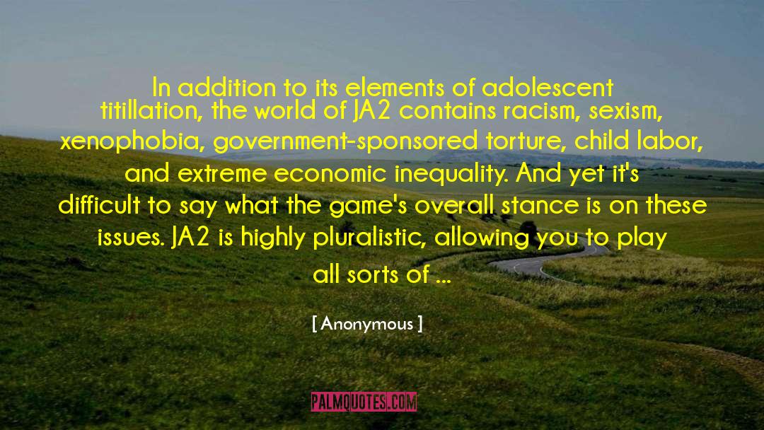 Adolescent Unit quotes by Anonymous