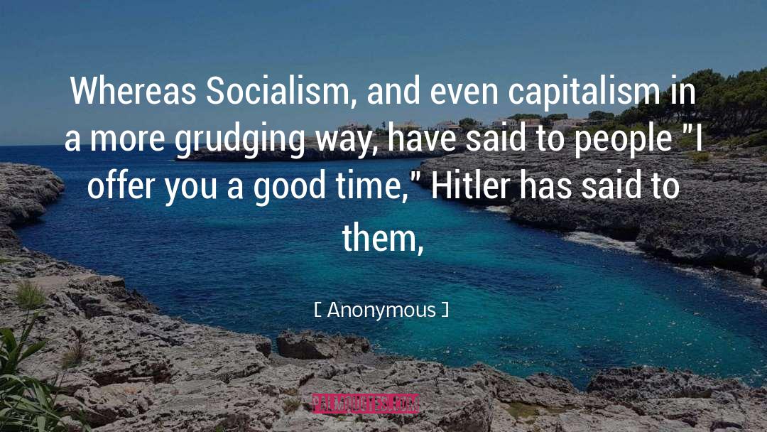 Adolph Hitler quotes by Anonymous