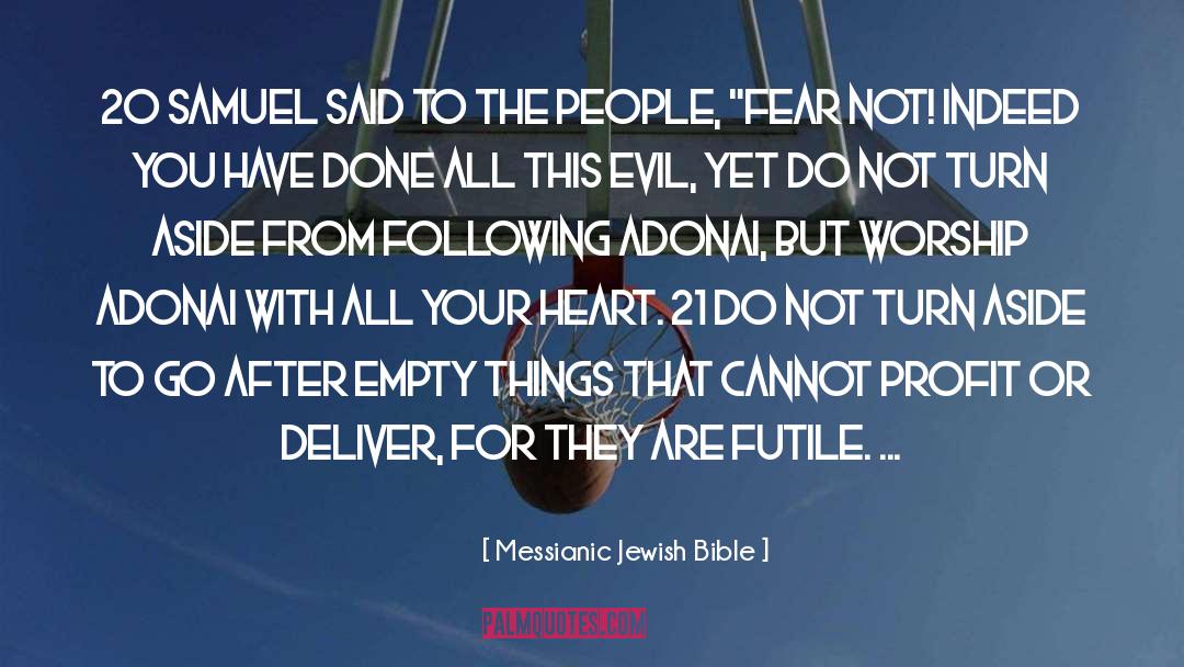 Adonai quotes by Messianic Jewish Bible