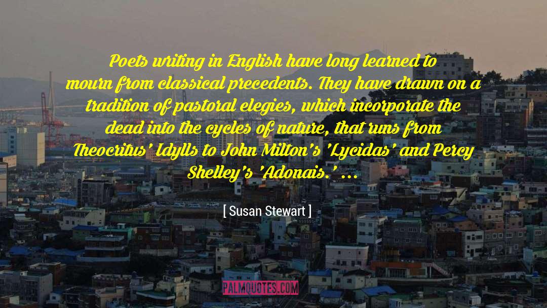 Adonais quotes by Susan Stewart
