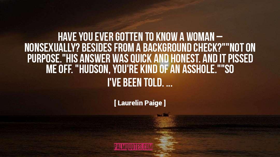 Adoniram Hudson quotes by Laurelin Paige