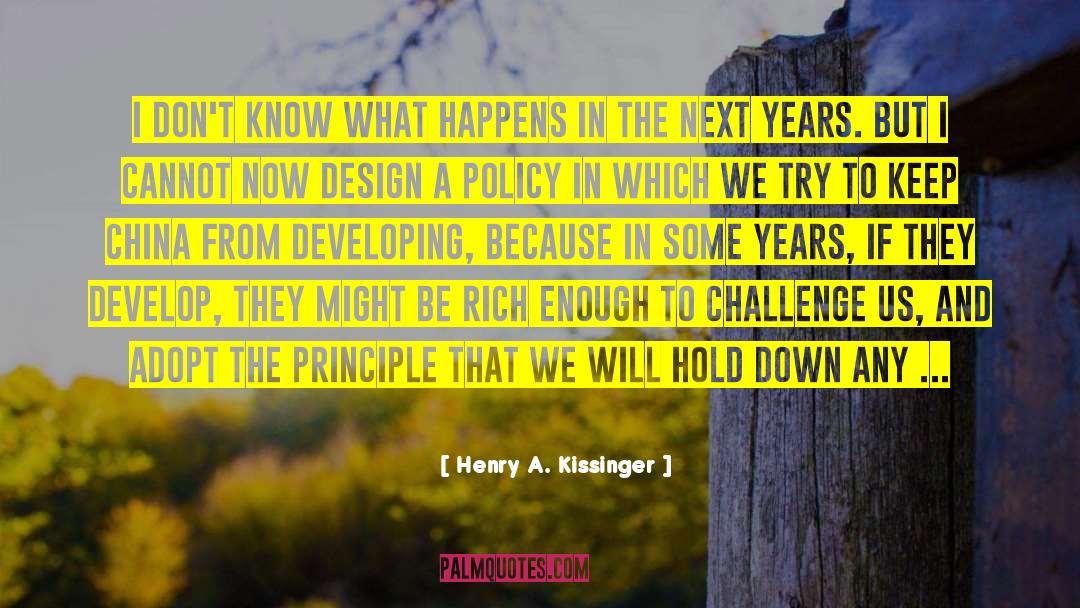 Adopt Me quotes by Henry A. Kissinger