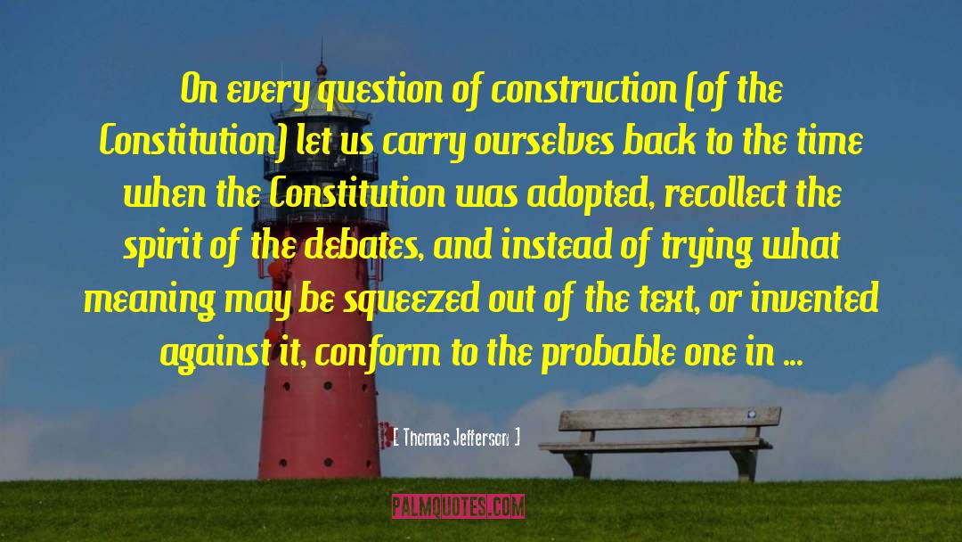 Adopted quotes by Thomas Jefferson