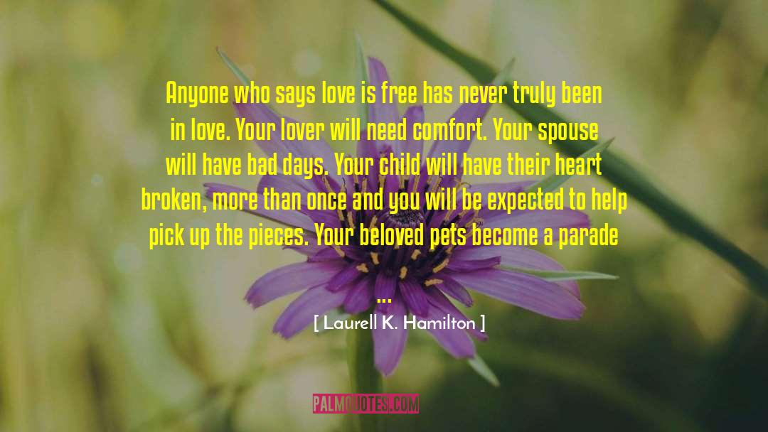 Adopting Pets quotes by Laurell K. Hamilton