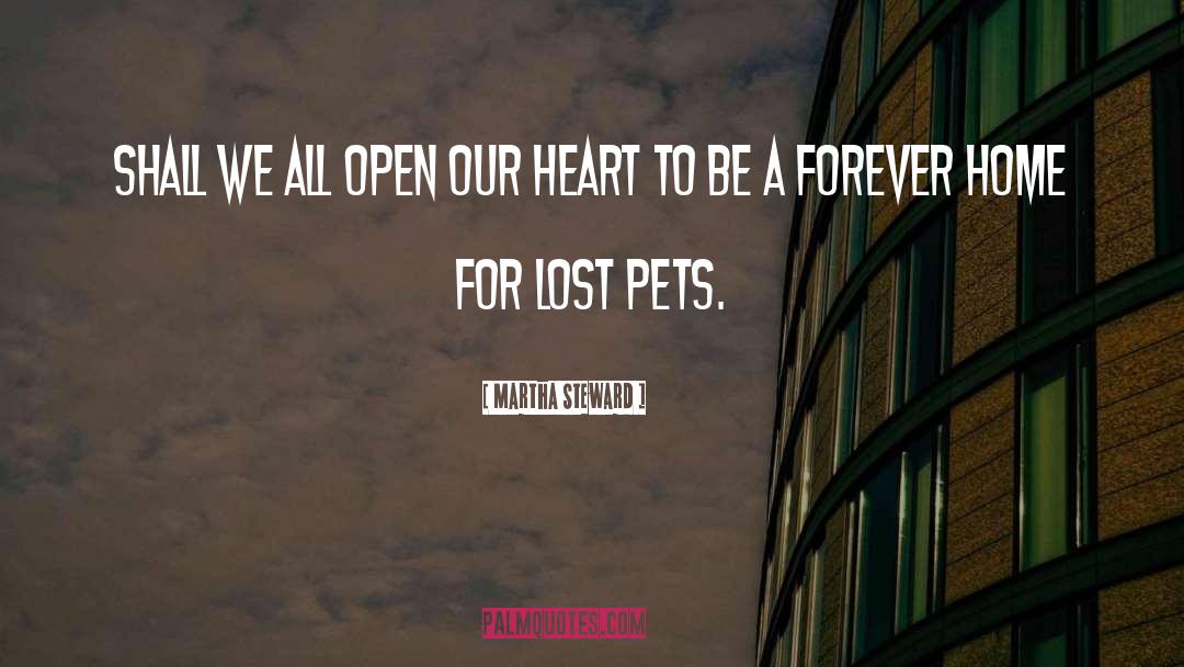 Adopting Pets quotes by Martha Steward