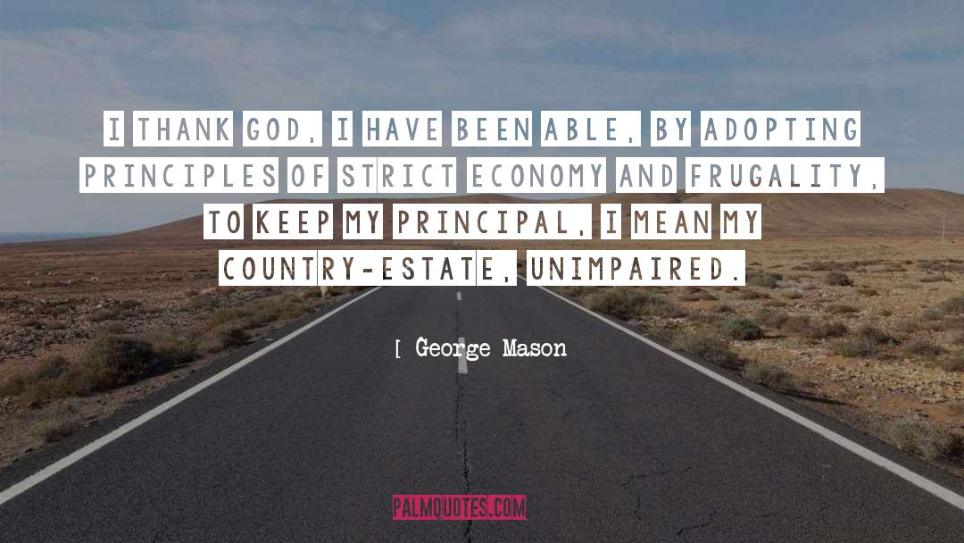 Adopting quotes by George Mason