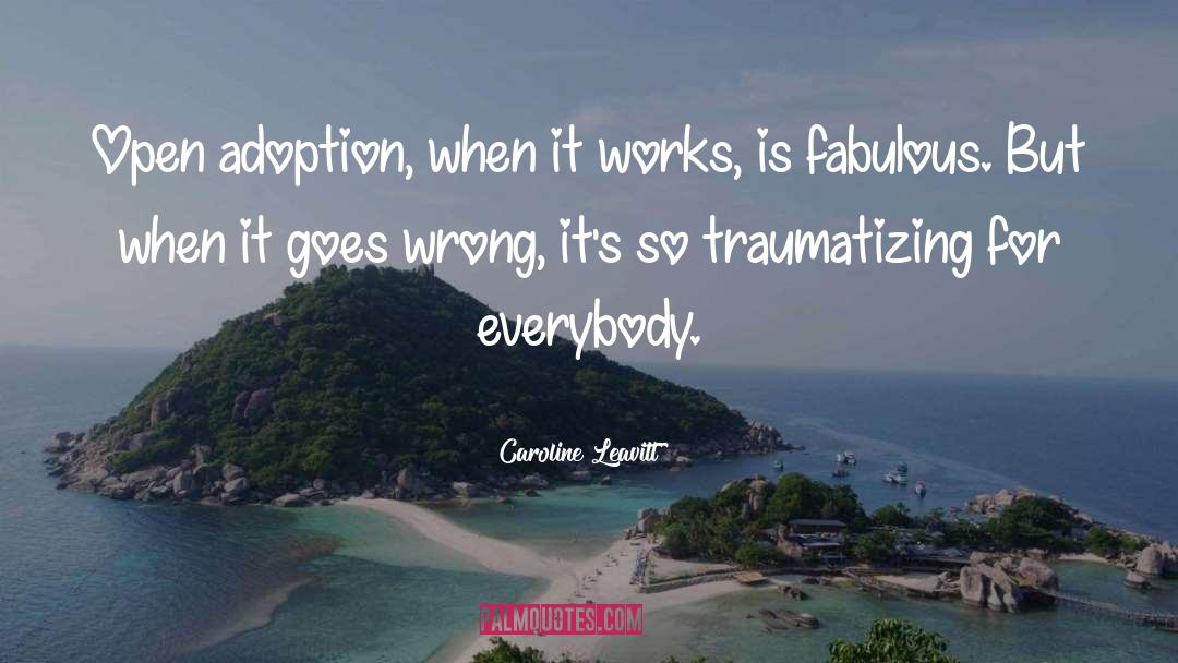 Adoption quotes by Caroline Leavitt