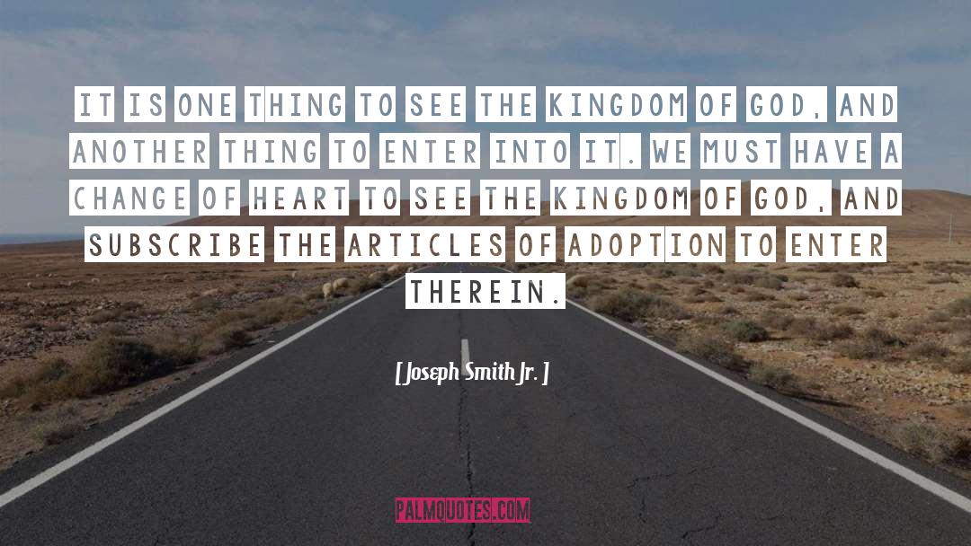 Adoption quotes by Joseph Smith Jr.