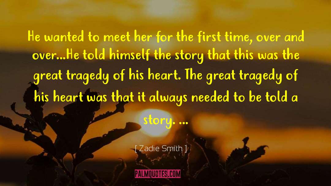 Adoption Story quotes by Zadie Smith