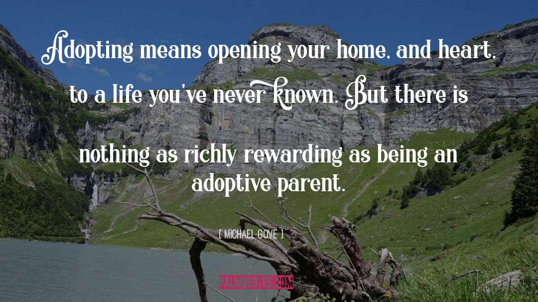 Adoptive Parents quotes by Michael Gove