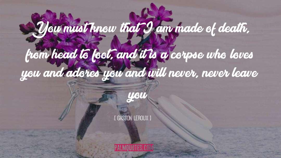 Adore You quotes by Gaston Leroux