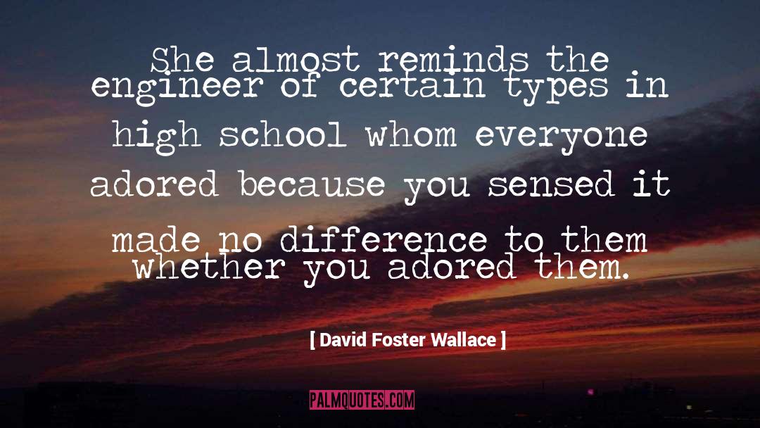 Adored quotes by David Foster Wallace
