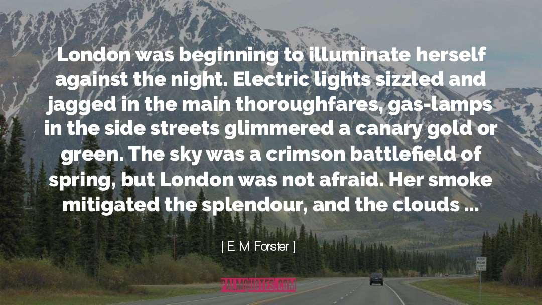 Adorned quotes by E. M. Forster