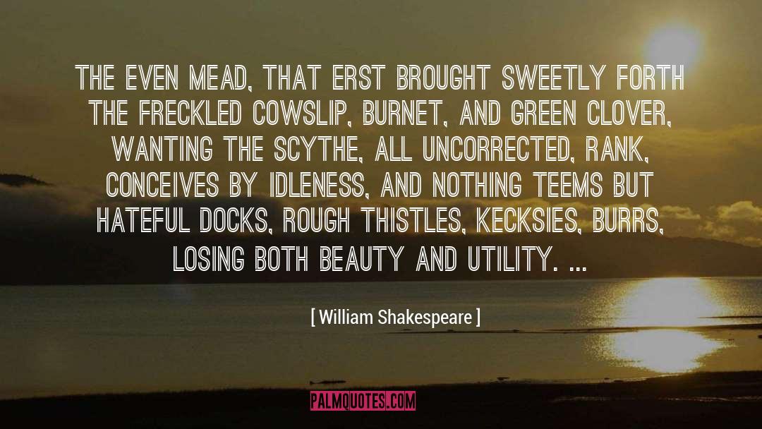 Adornia Clover quotes by William Shakespeare